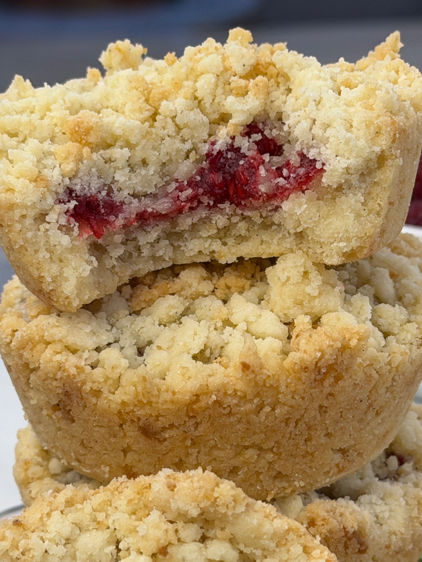 Easy Raspberry Crumble Cookies — 11