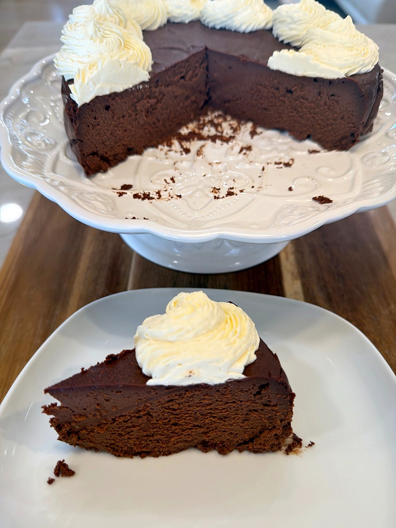 Baked Chocolate Tiramisu Cheesecake — 2