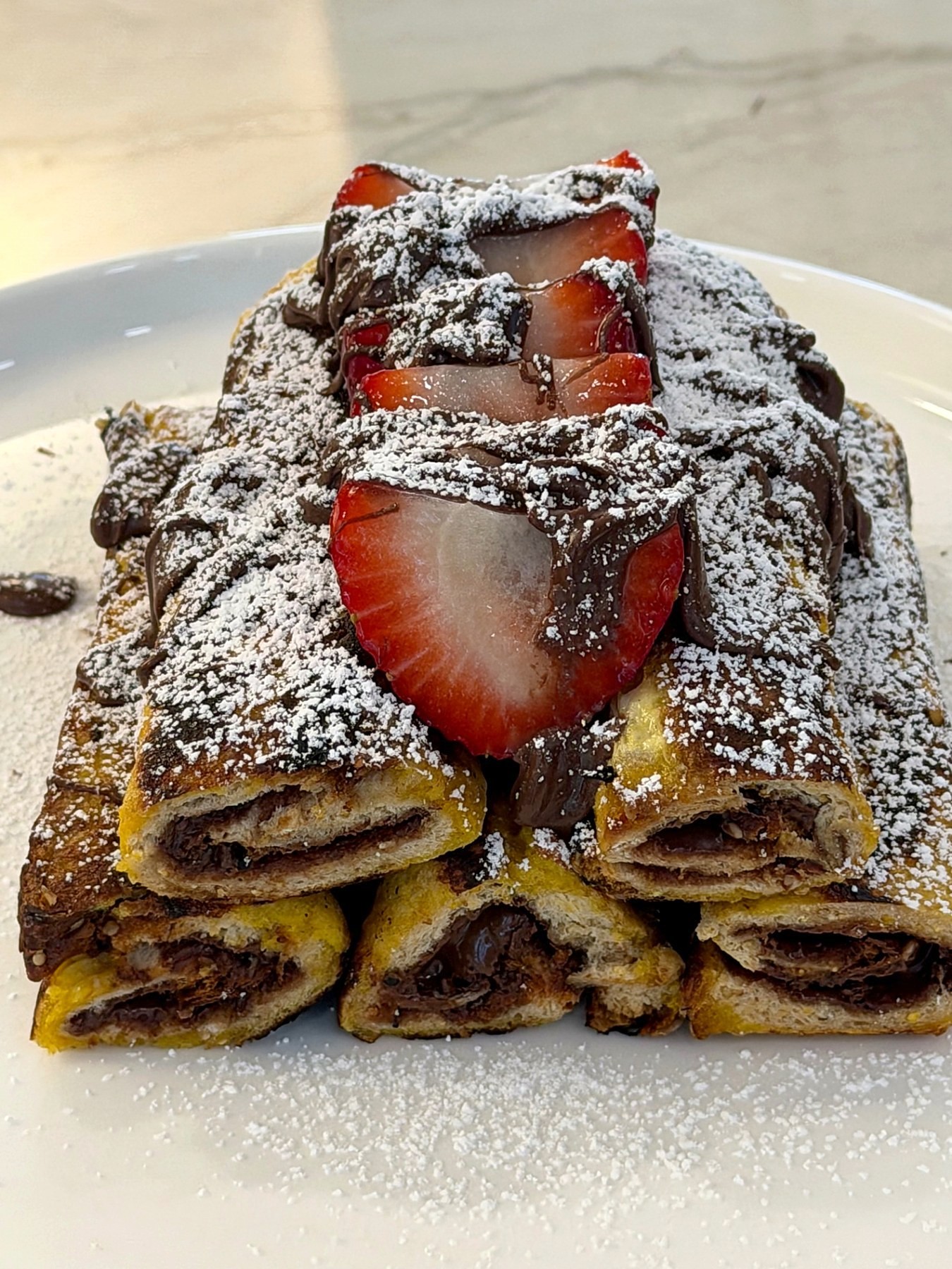 Nutella French Toast Roll-Ups