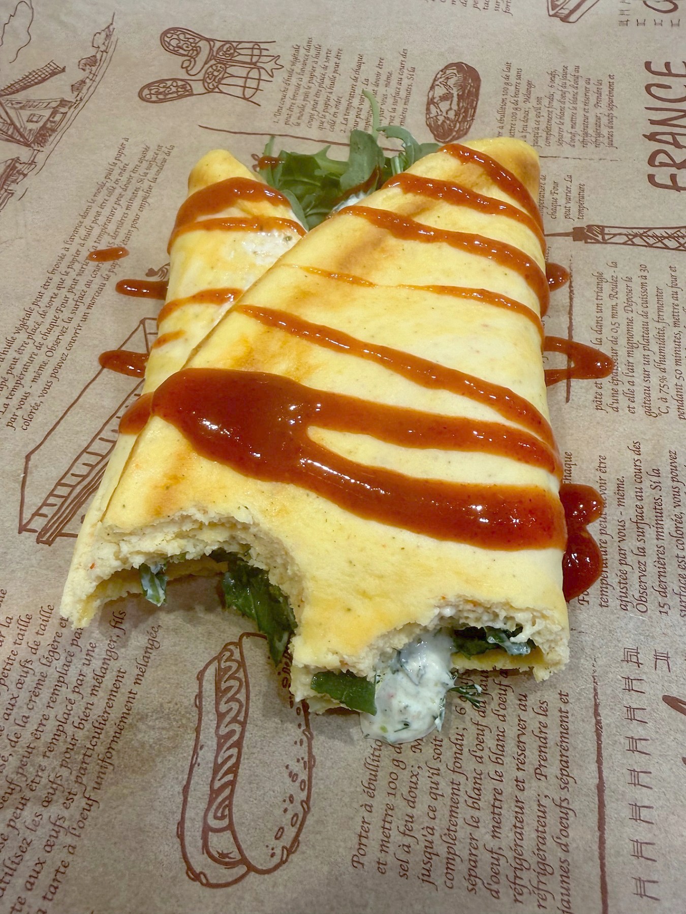 High-Protein Cottage Cheese Egg Wrap — 2