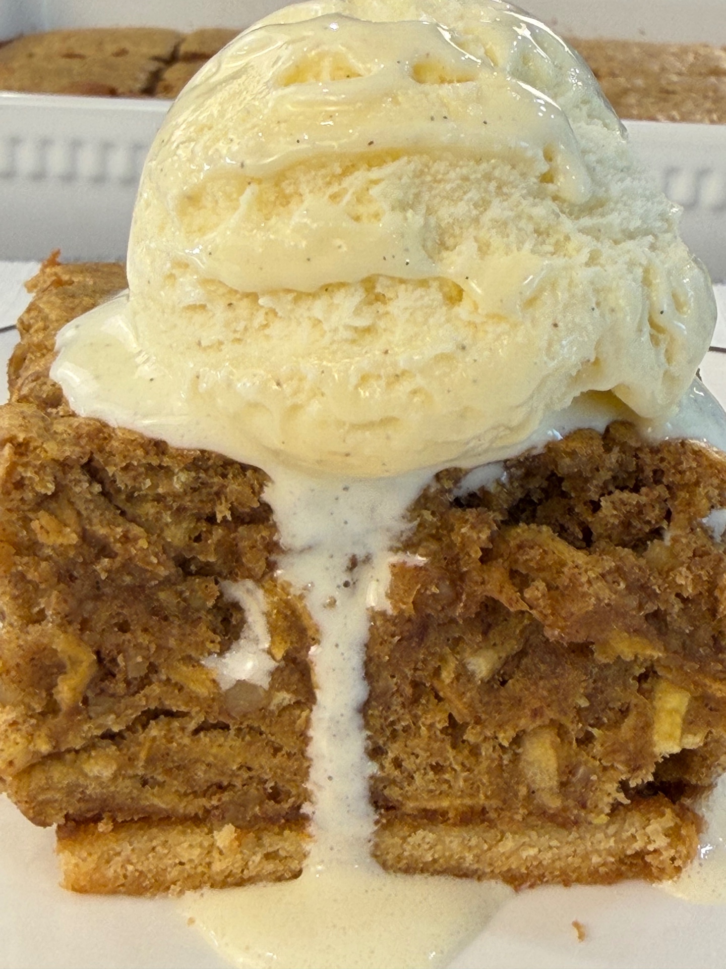 Apple Walnut Cinnamon Cake with a Buttery Tea Biscuit Base — 14