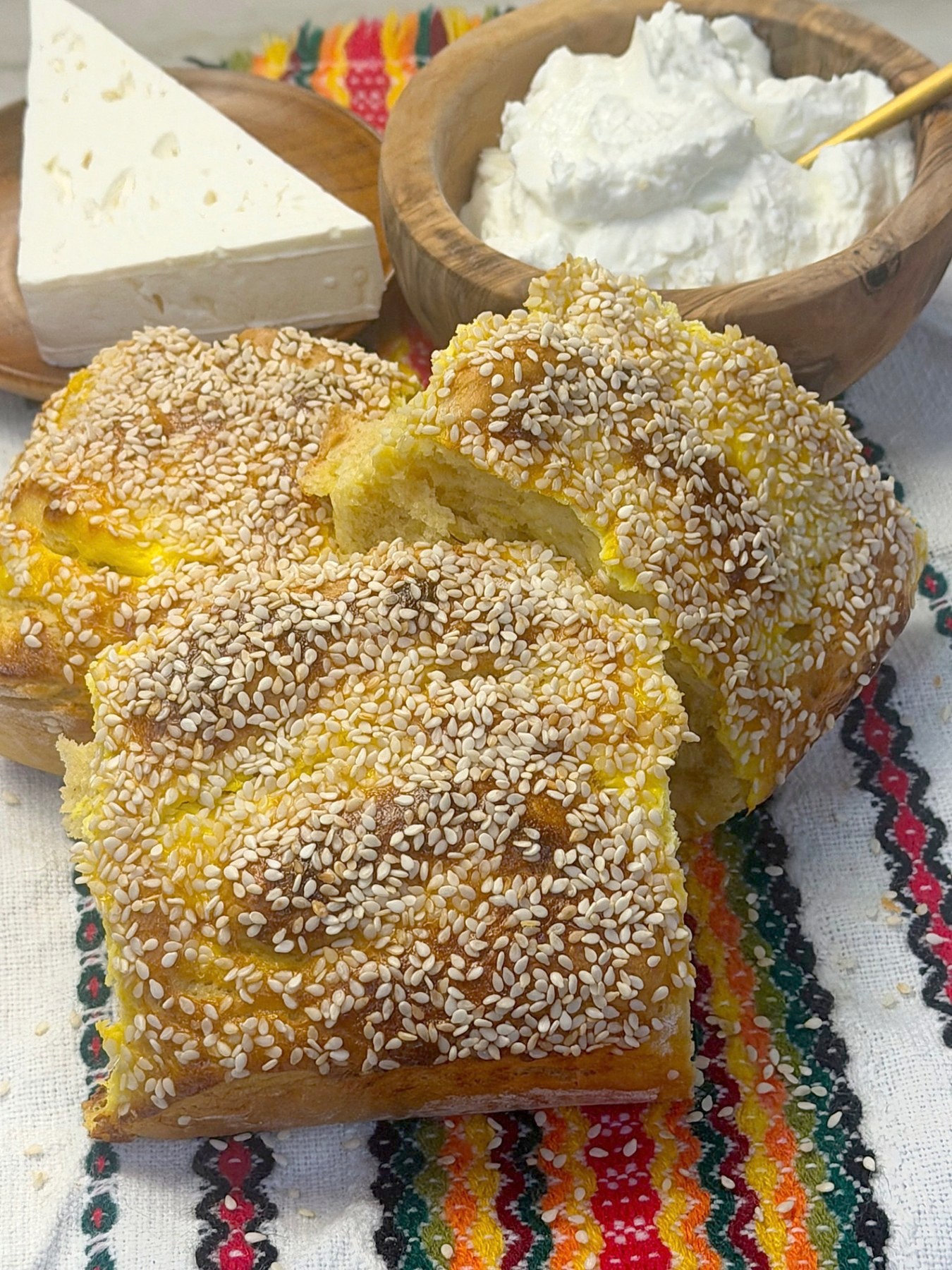 Bulgarian Einkorn Pull-Apart Bread — 2