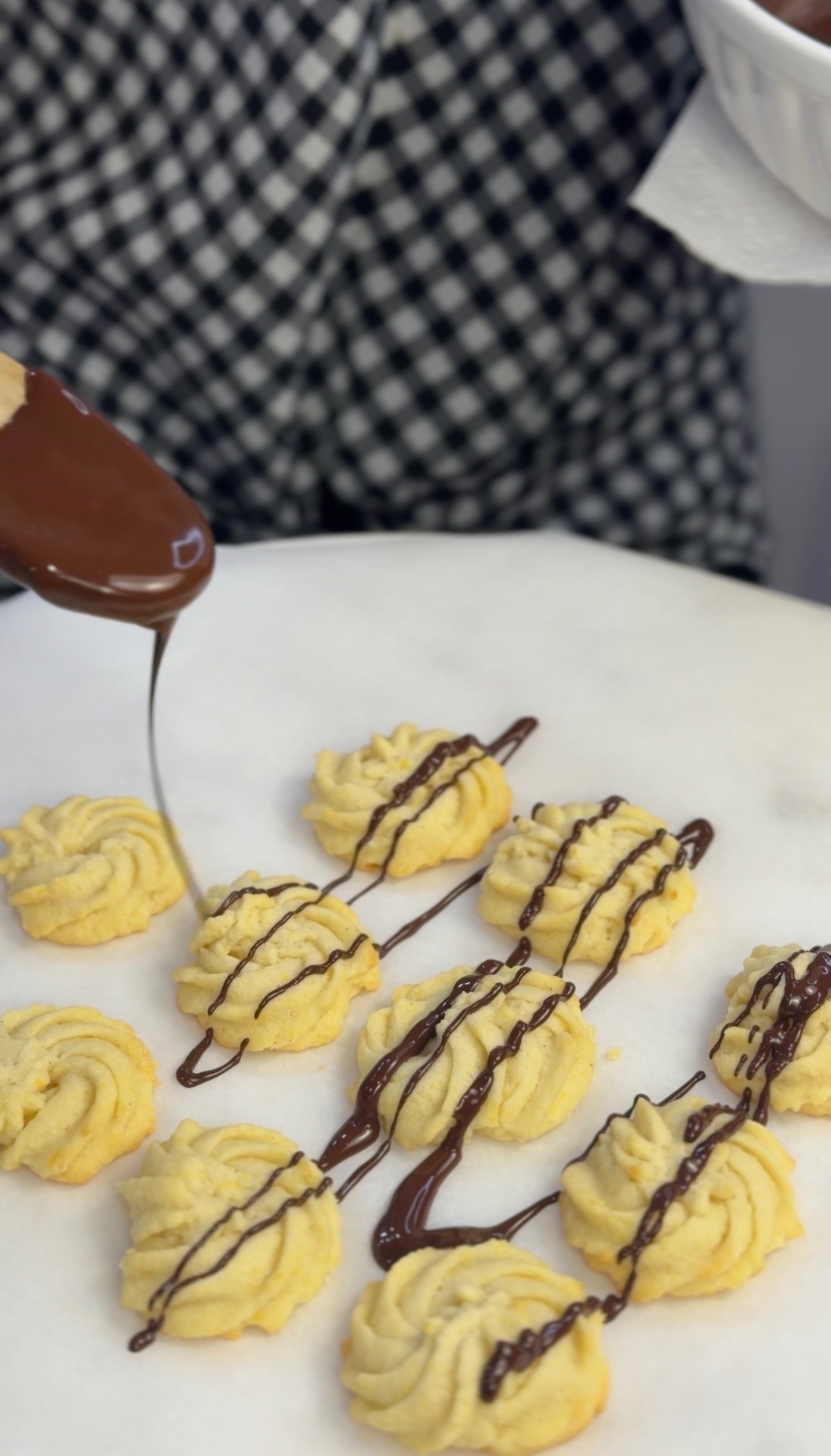 Chocolate-Dipped Childhood Butter Cookies — 3