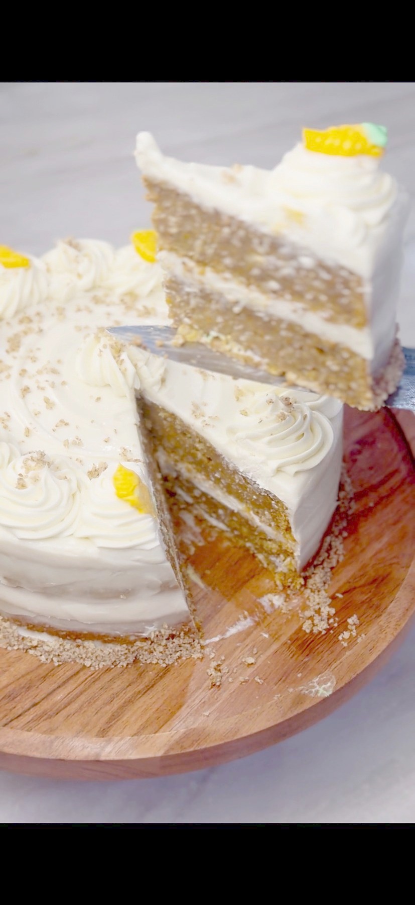 Moist Carrot Cake with Cream Cheese Frosting — 3