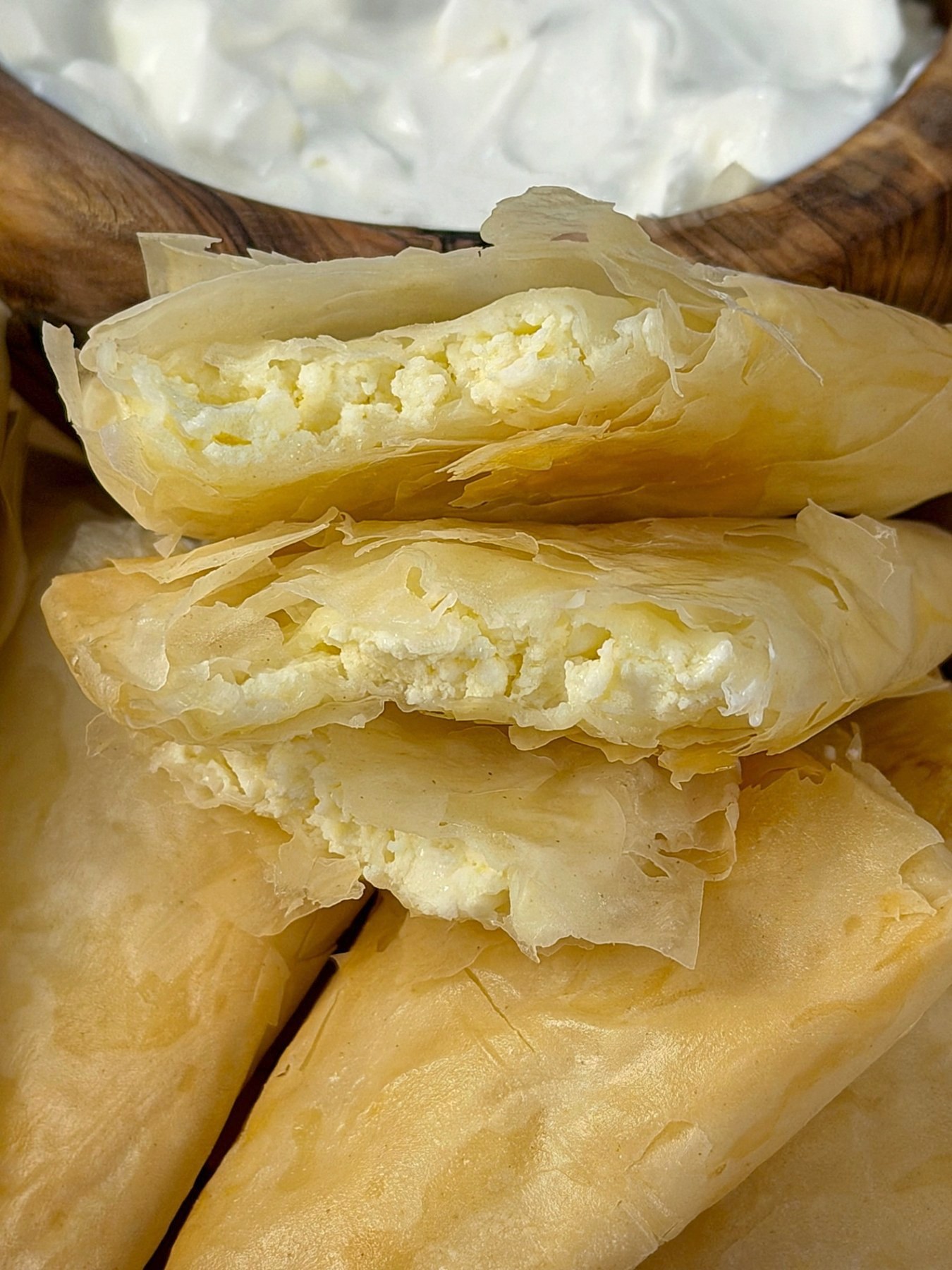Bulgarian Crispy Feta Cheese Triangles — 3