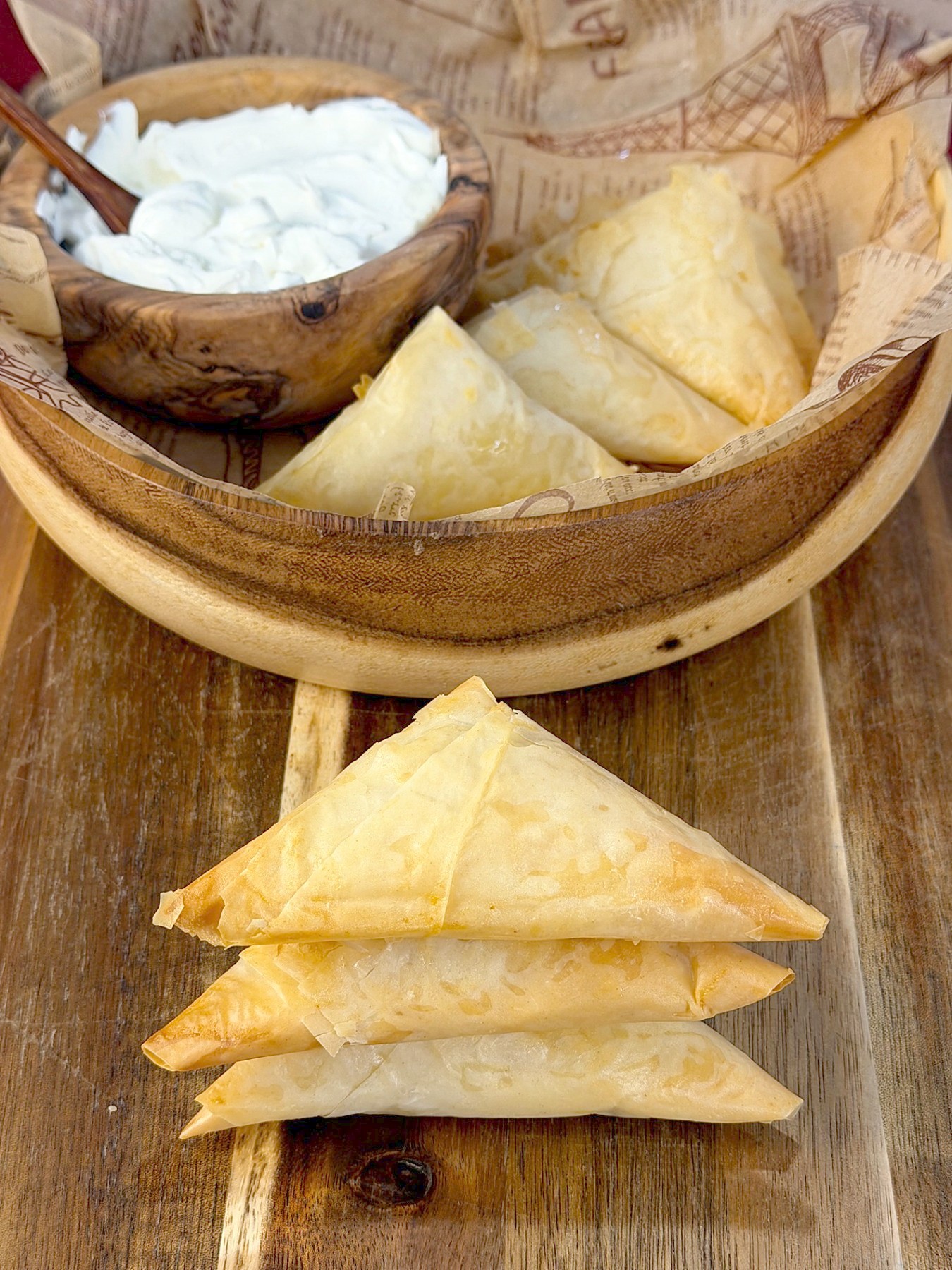 Bulgarian Crispy Feta Cheese Triangles — 2
