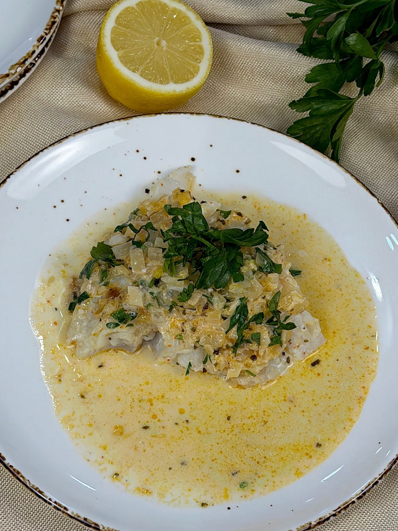 Baked Cod in Coconut Lemon Cream Sauce — 3