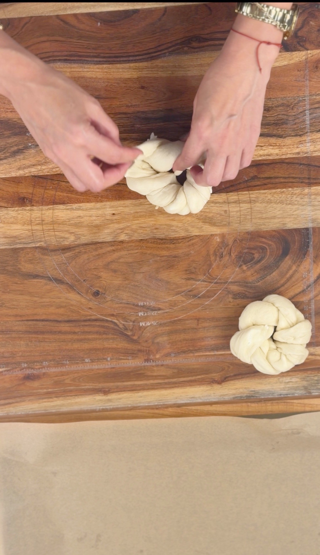 Bulgarian Cheese Flower Buns — 11