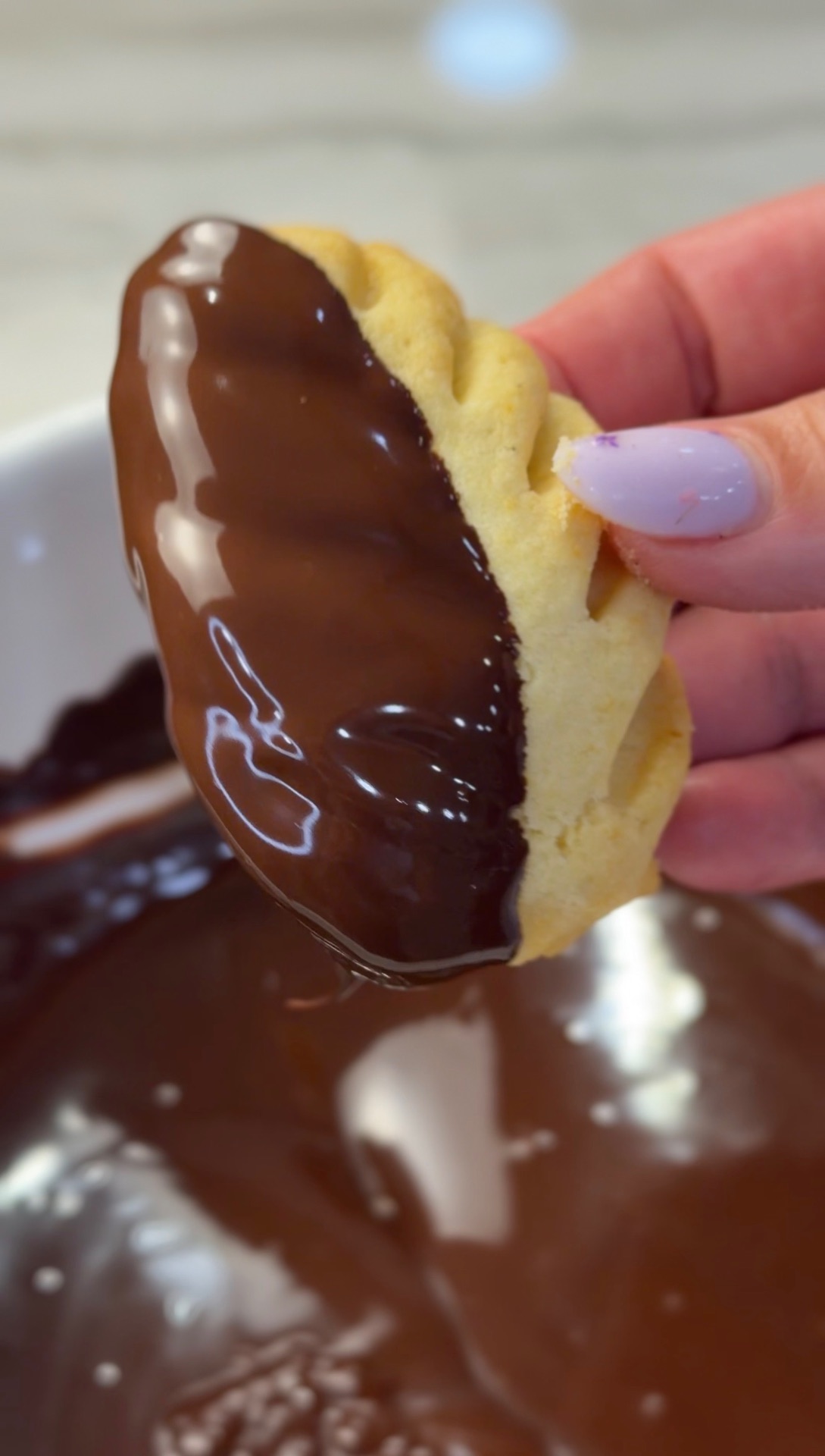 Chocolate-Dipped Childhood Butter Cookies — 5