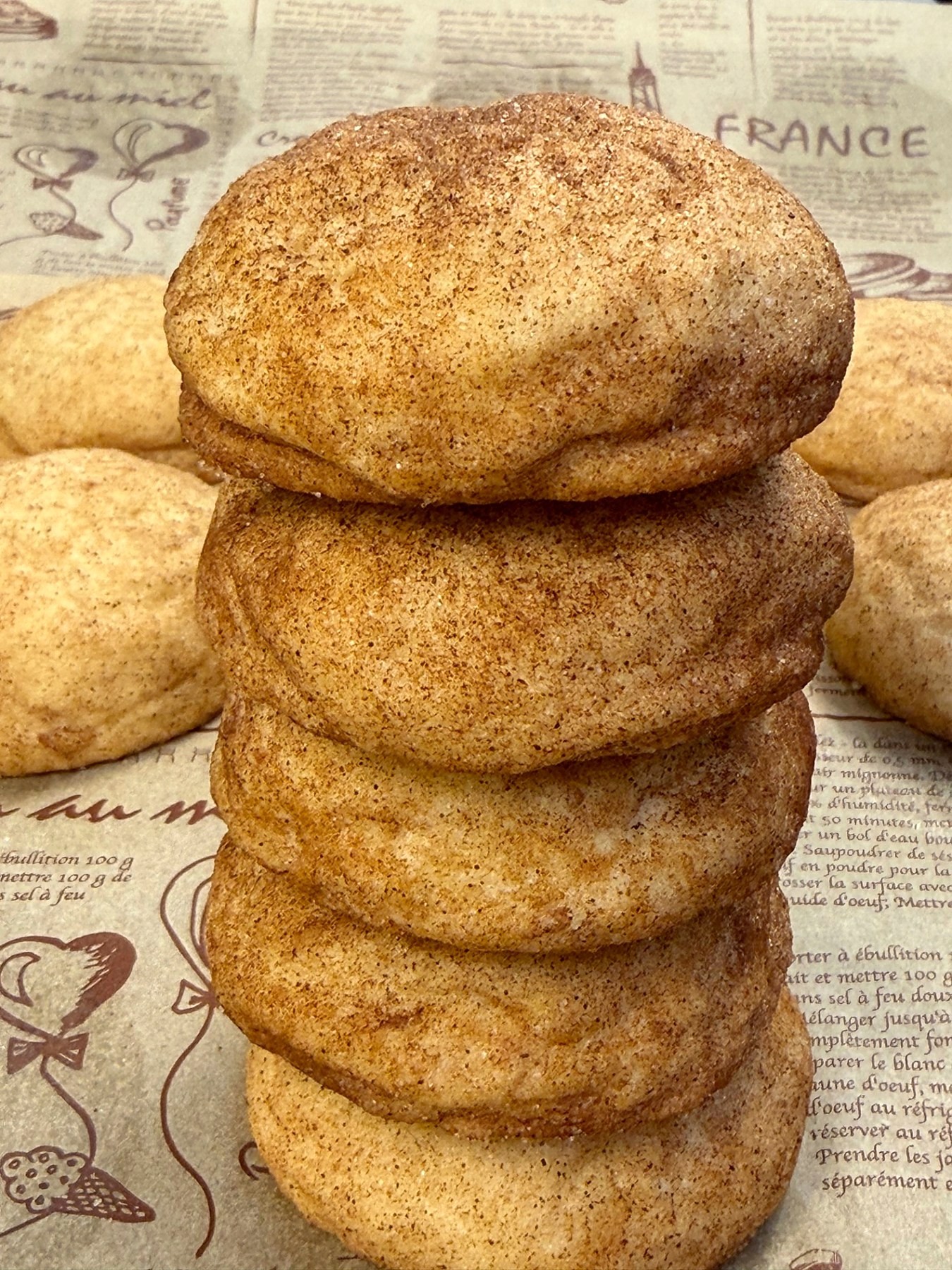 Bakery-Style Soft & Puffy Snickerdoodle Cookies