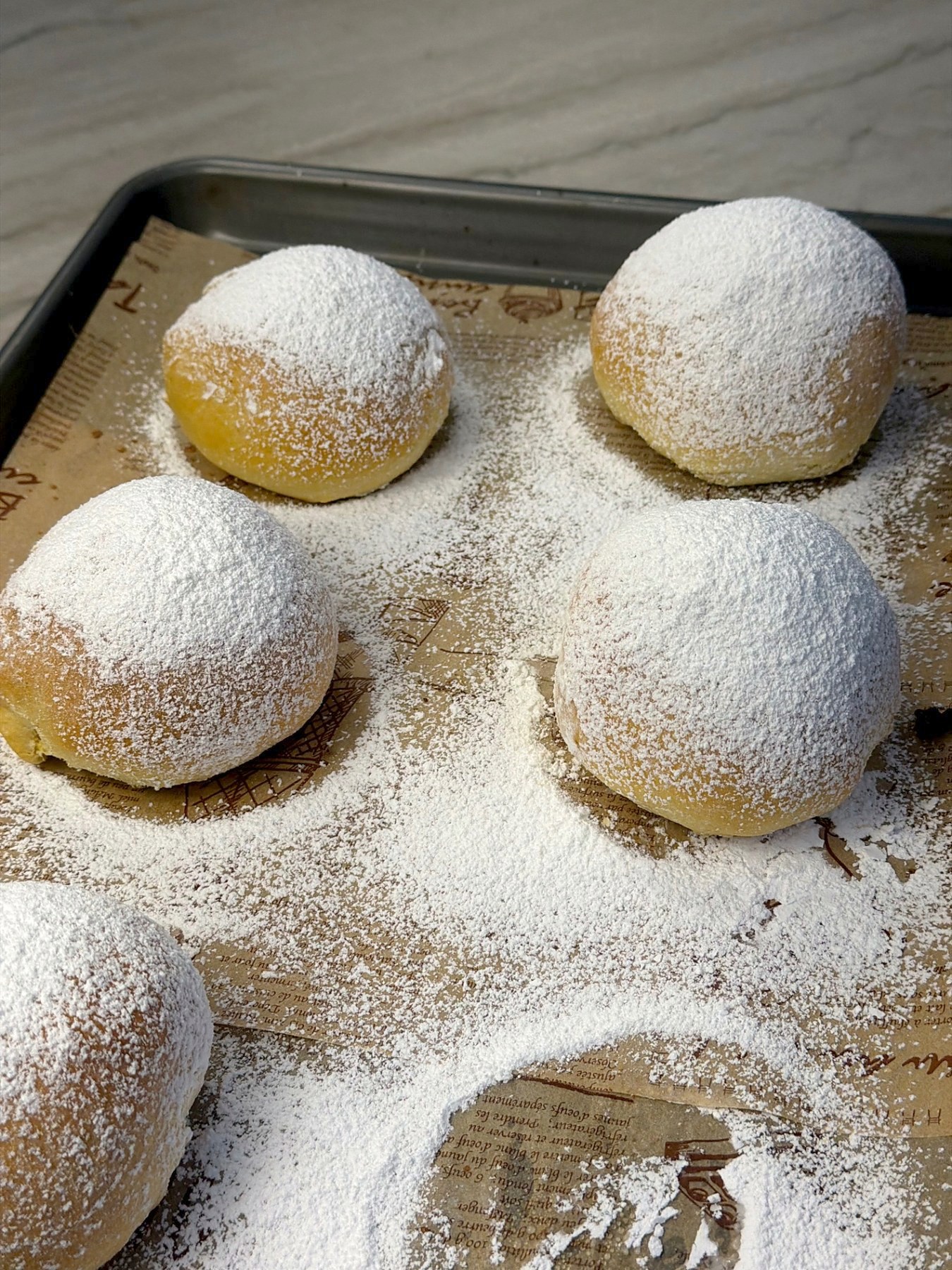 Bulgarian Baked Chocolate Sugar Donuts — 4