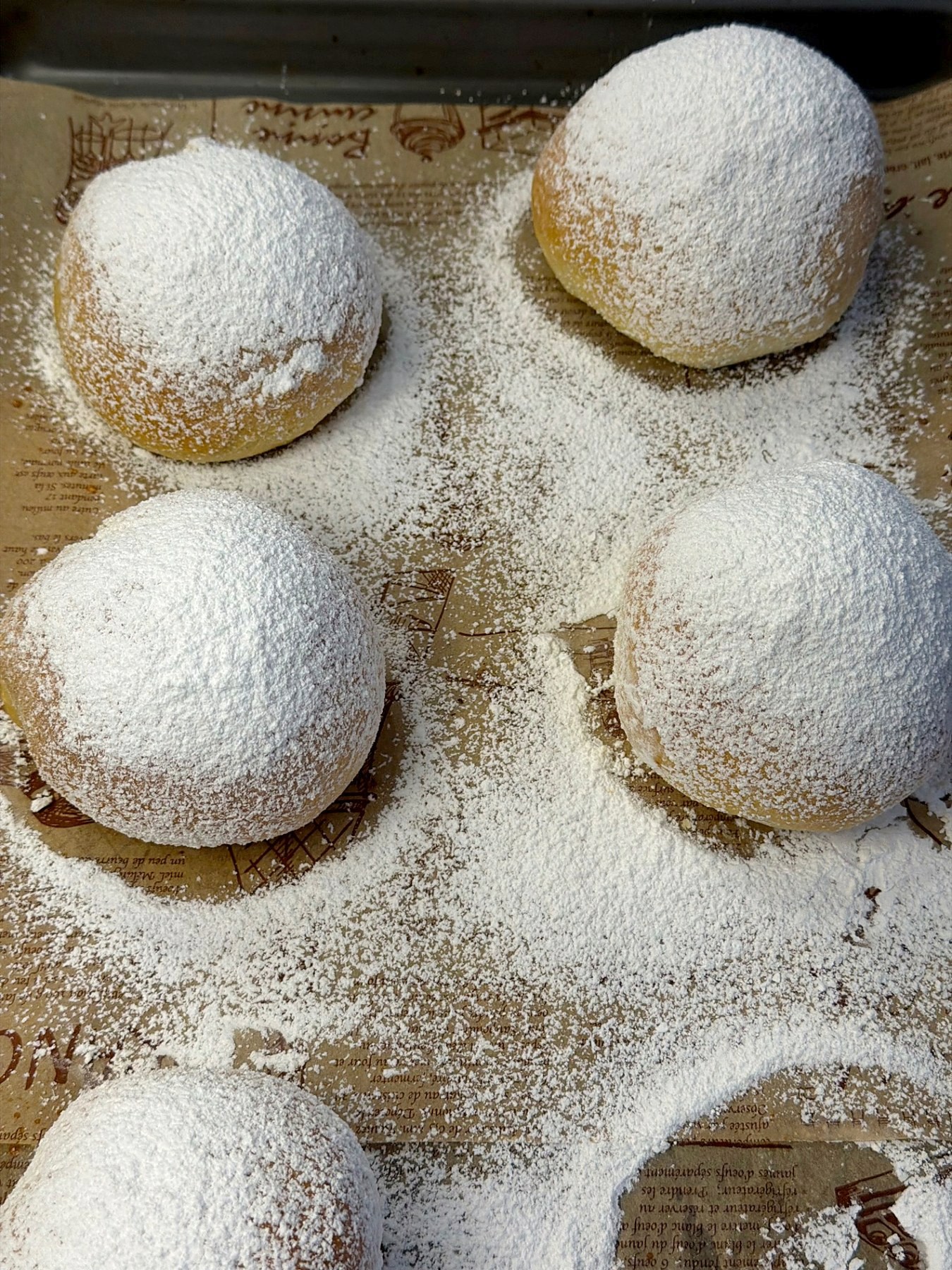 Bulgarian Baked Chocolate Sugar Donuts — 2