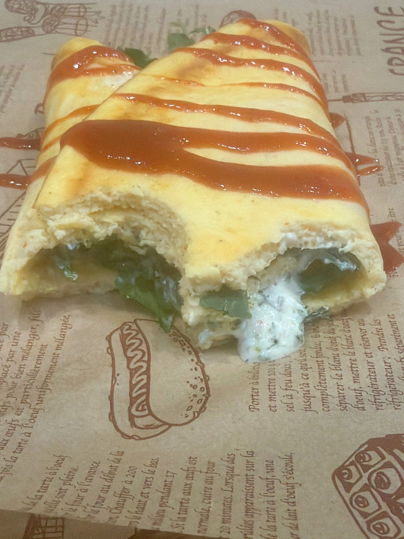 High-Protein Cottage Cheese Egg Wrap — 3