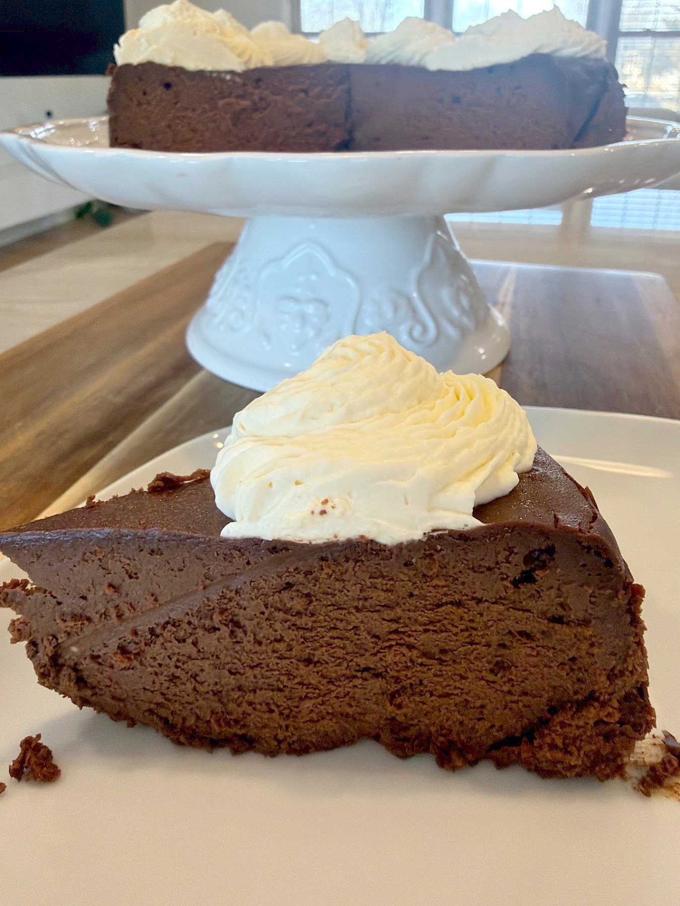 Baked Chocolate Tiramisu Cheesecake — 4