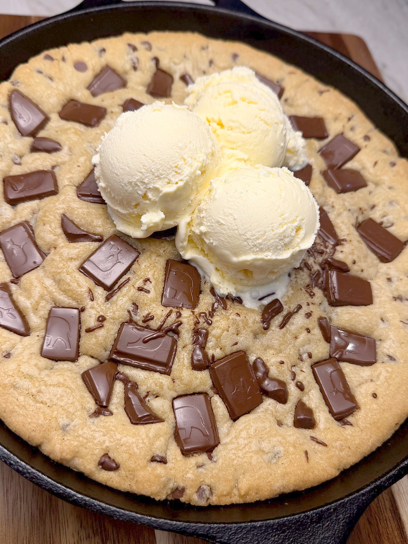 Cast Iron Chocolate Chip Skillet Cookie — 2