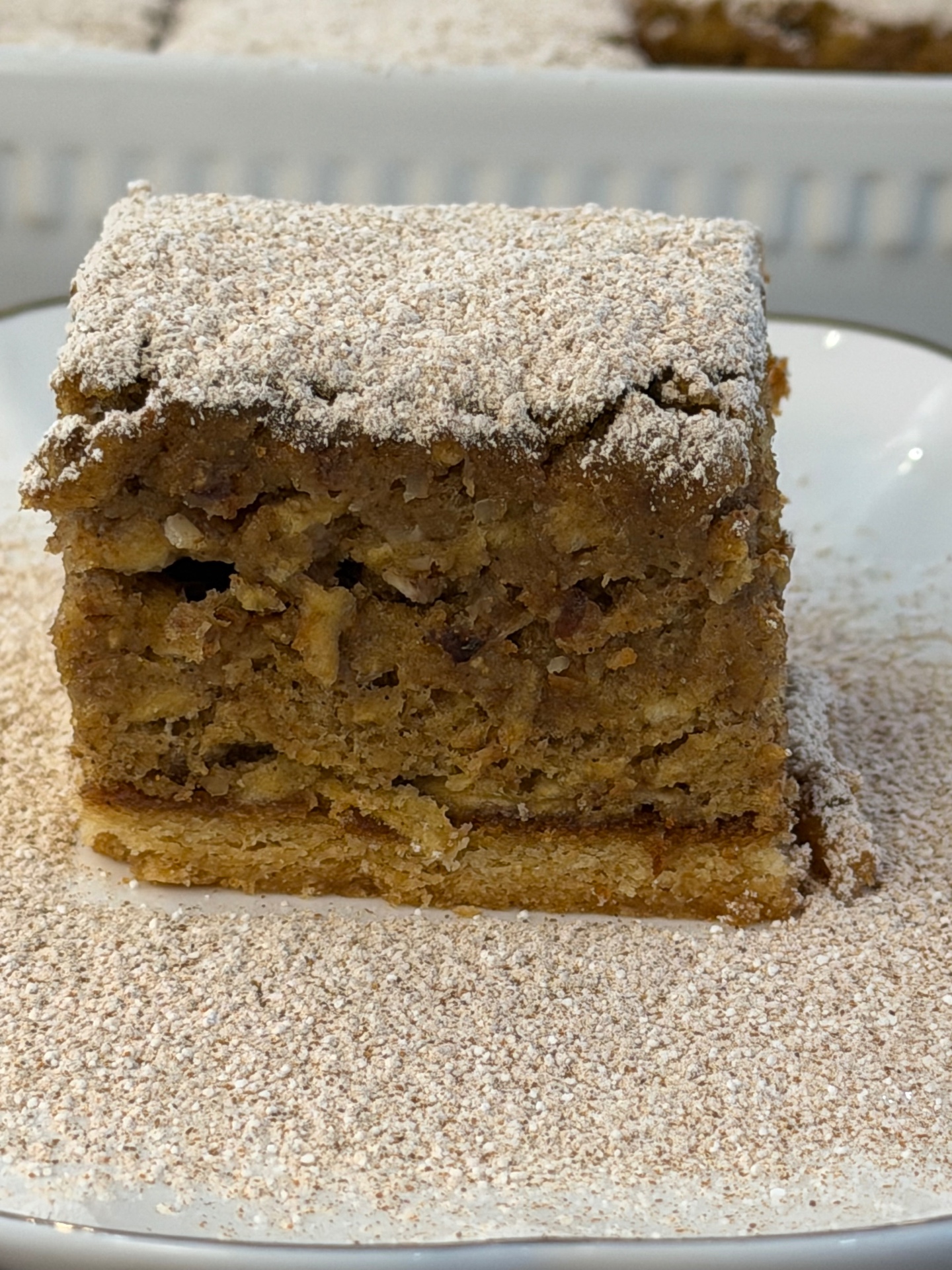 Apple Walnut Cinnamon Cake with a Buttery Tea Biscuit Base — 15