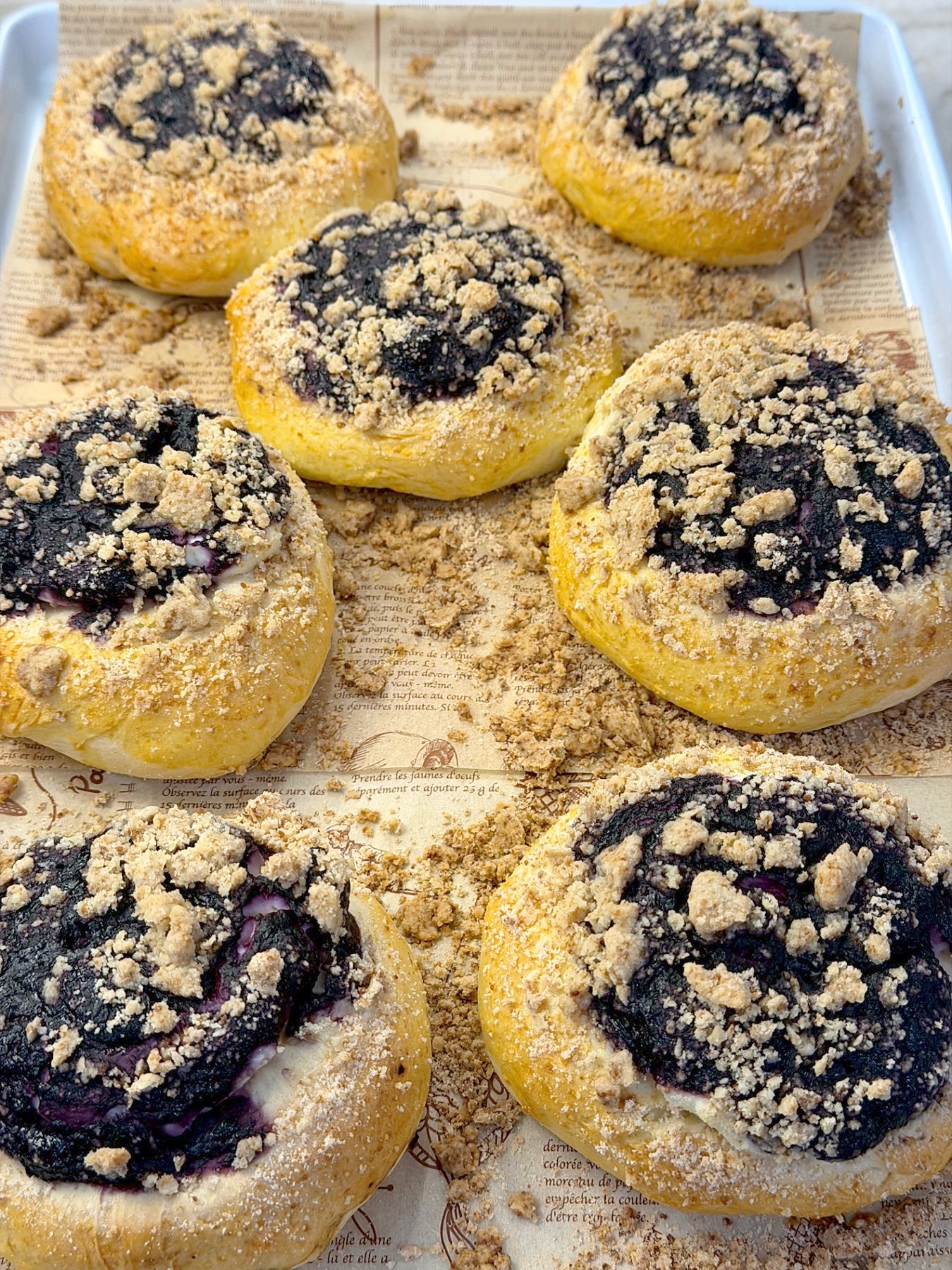 Blueberry Cream Cheese Danishes — 2