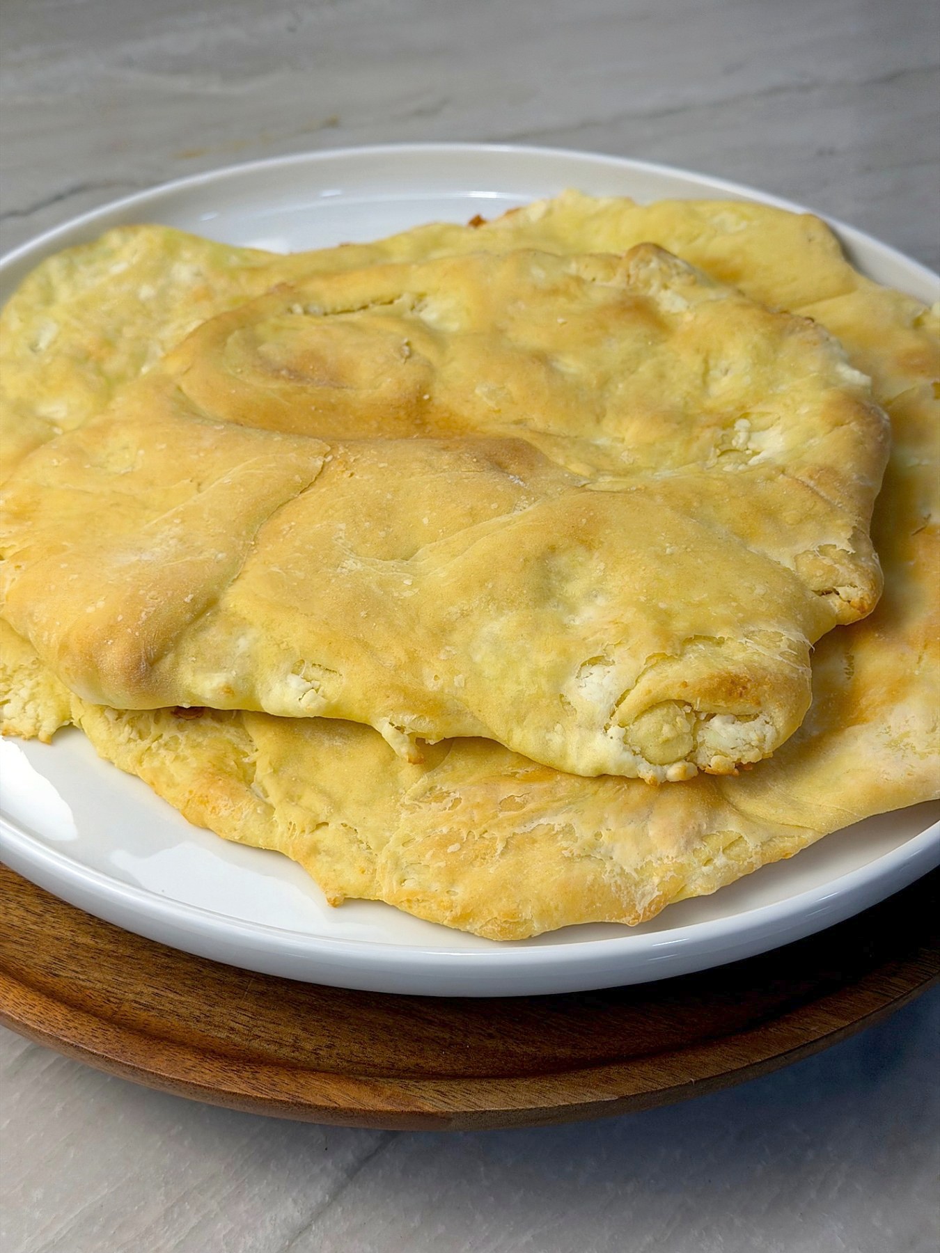 Grandma's Bulgarian Feta-Stuffed Flatbreads