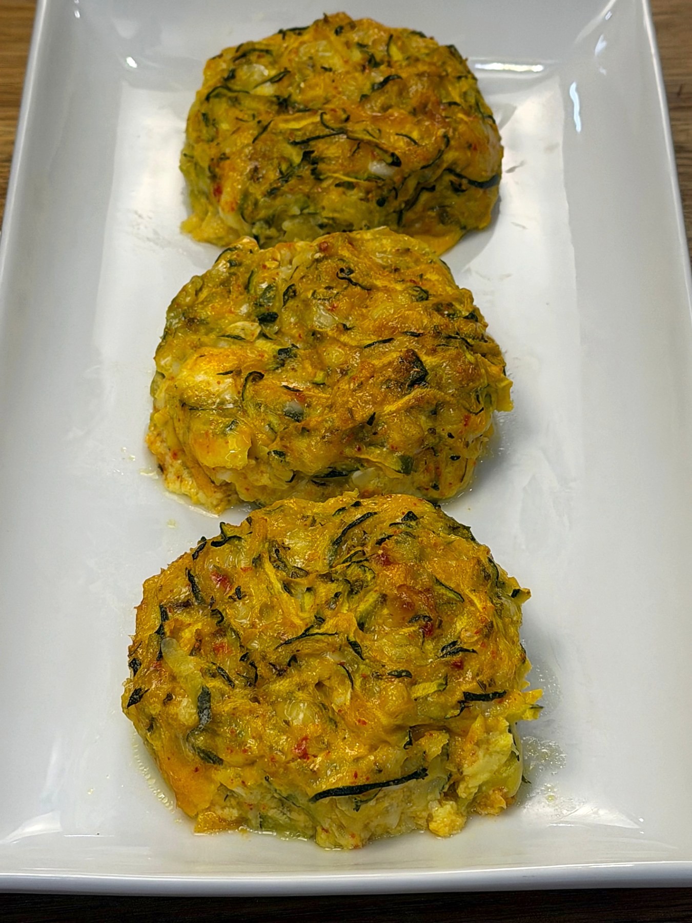 High-Protein Baked Zucchini Patties — 2