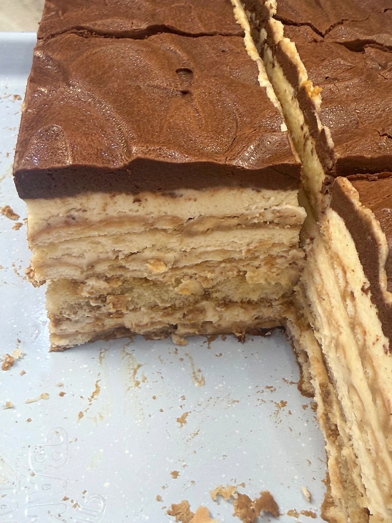 No-Bake Coffee Biscuit Dream Cake — 4