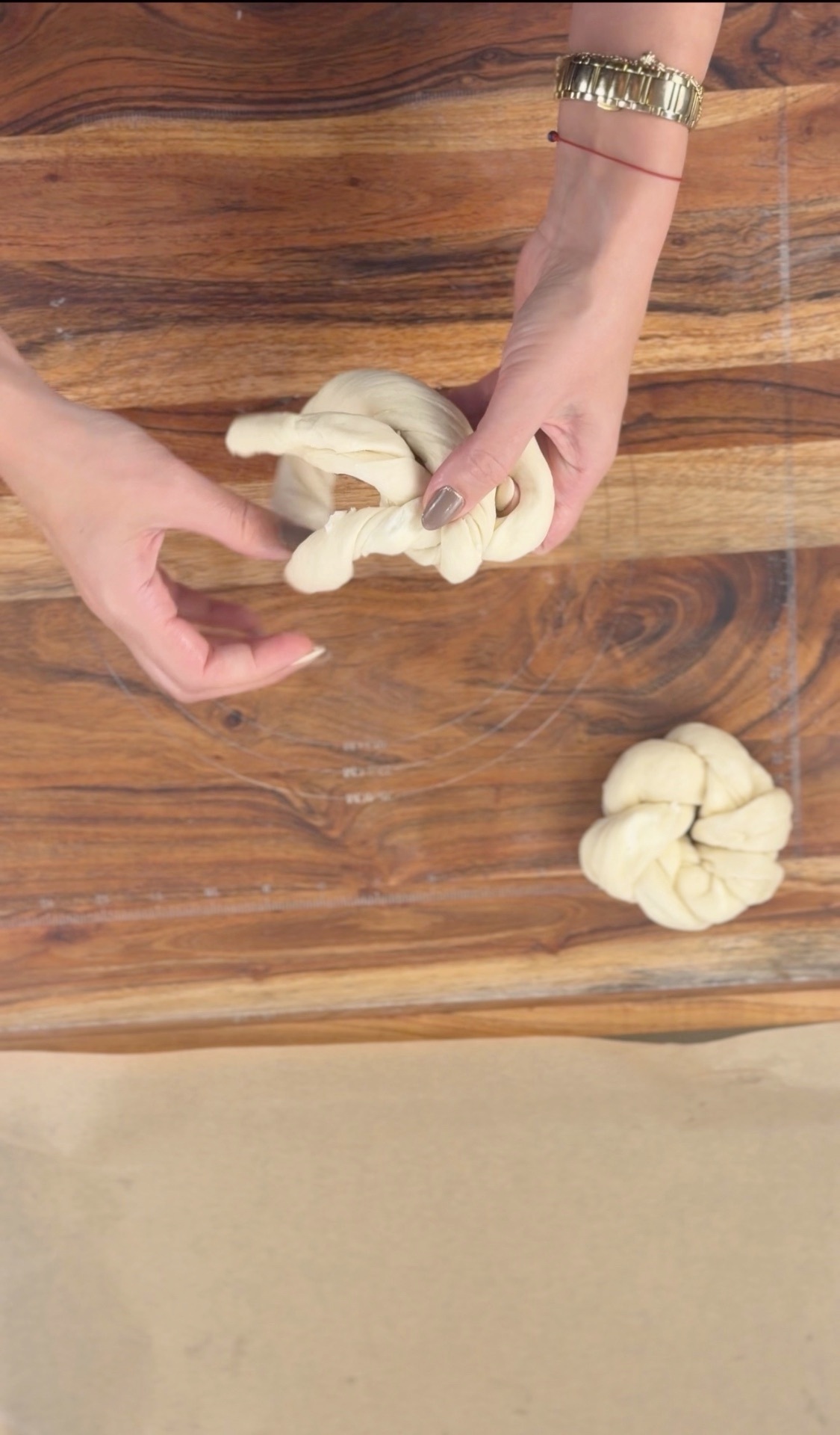 Bulgarian Cheese Flower Buns — 9