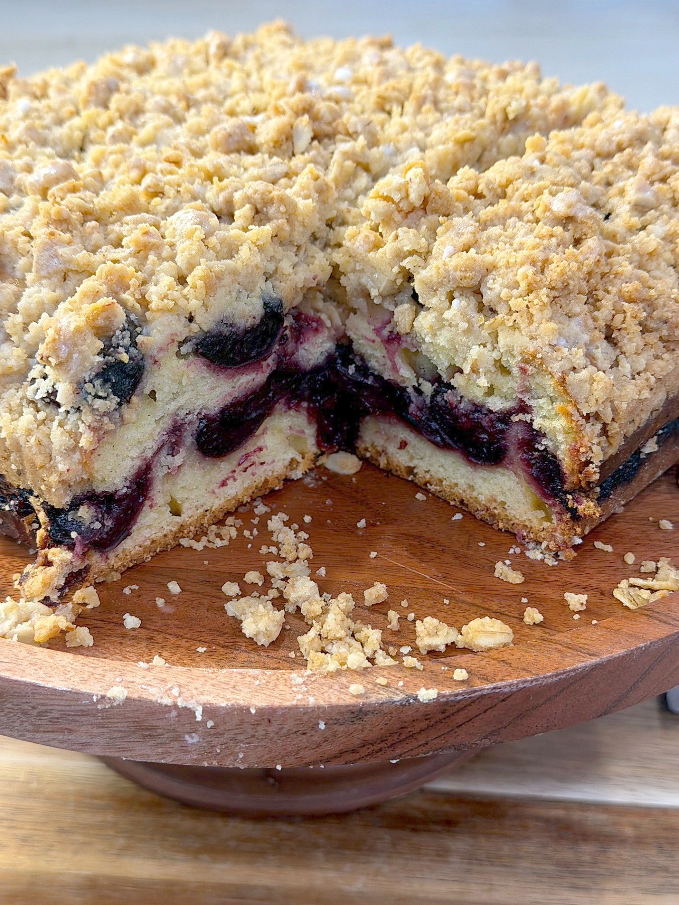 Cherry Crumble Yogurt Coffee Cake — 2