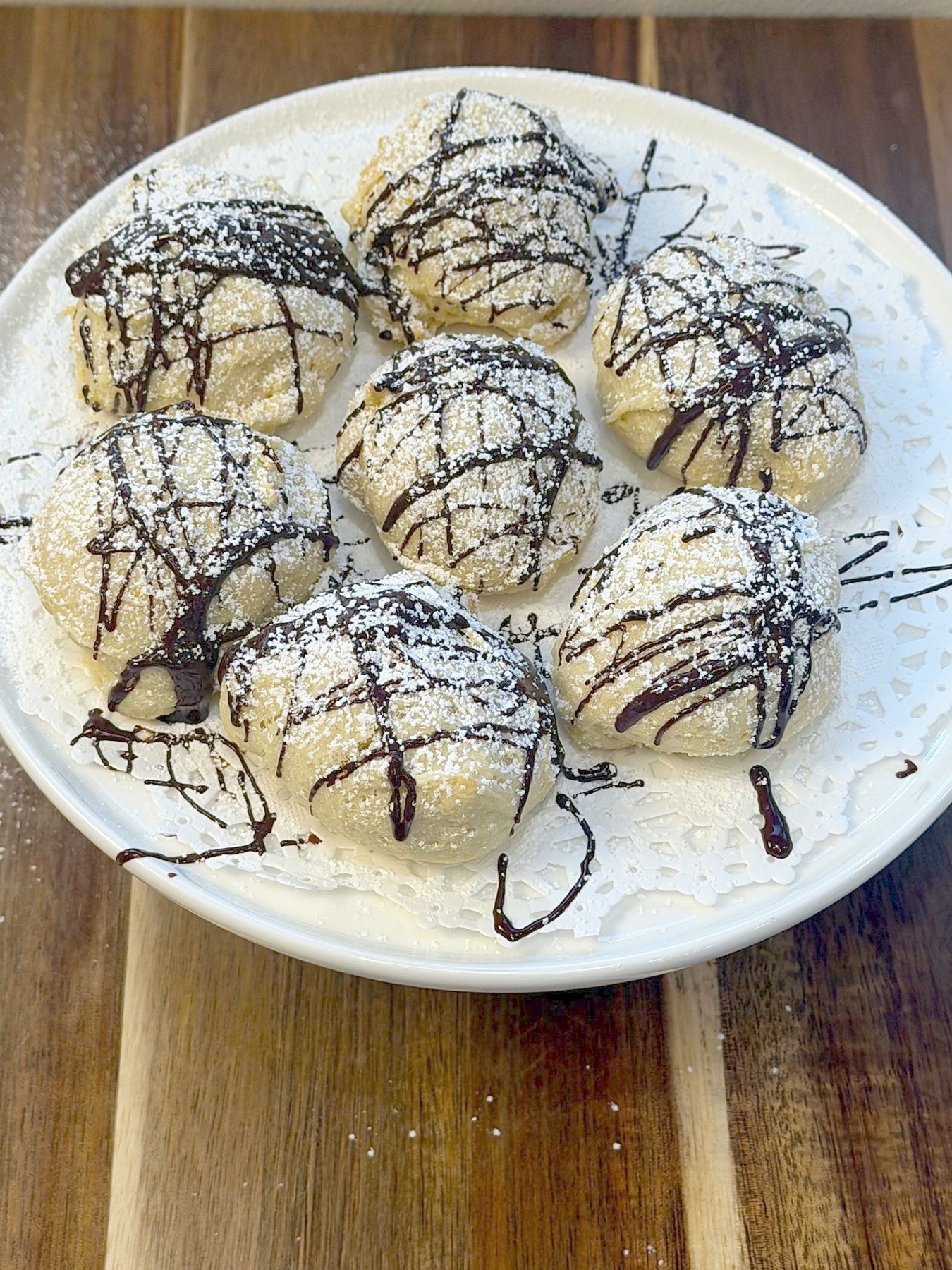 Soft Ricotta Cookies with Chocolate Drizzle