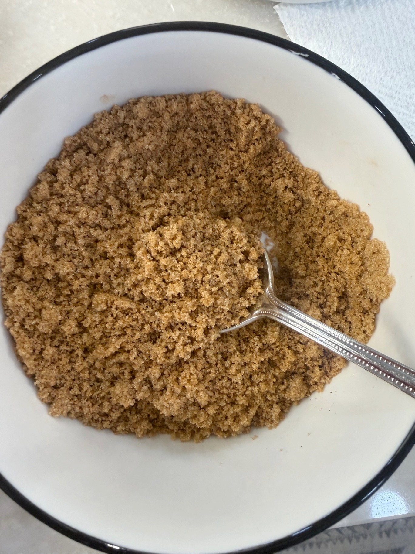 Brown sugar and cinnamon filling mixture