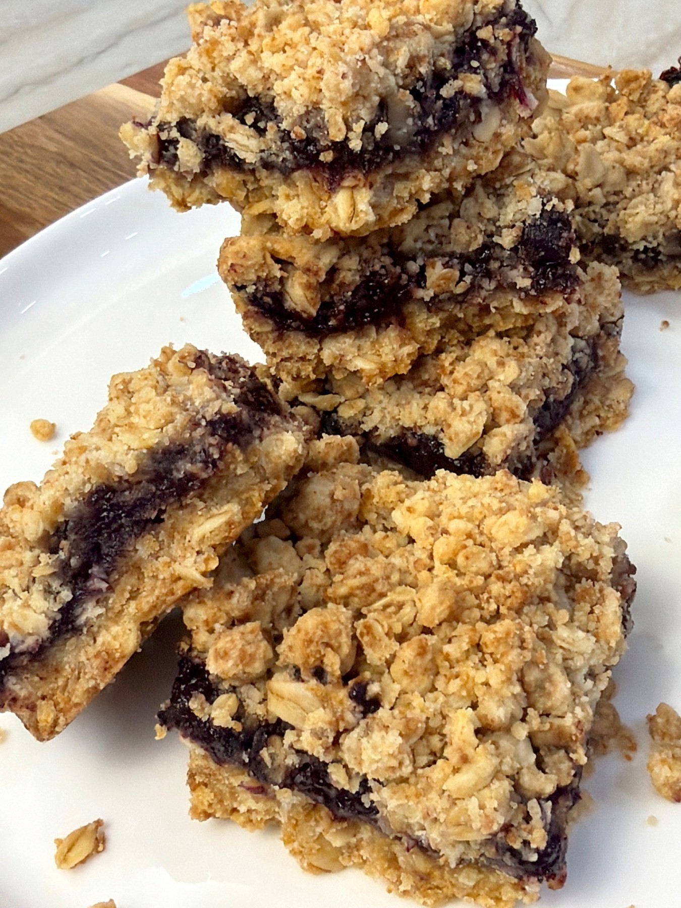 Blueberry Crumble Bars — 3