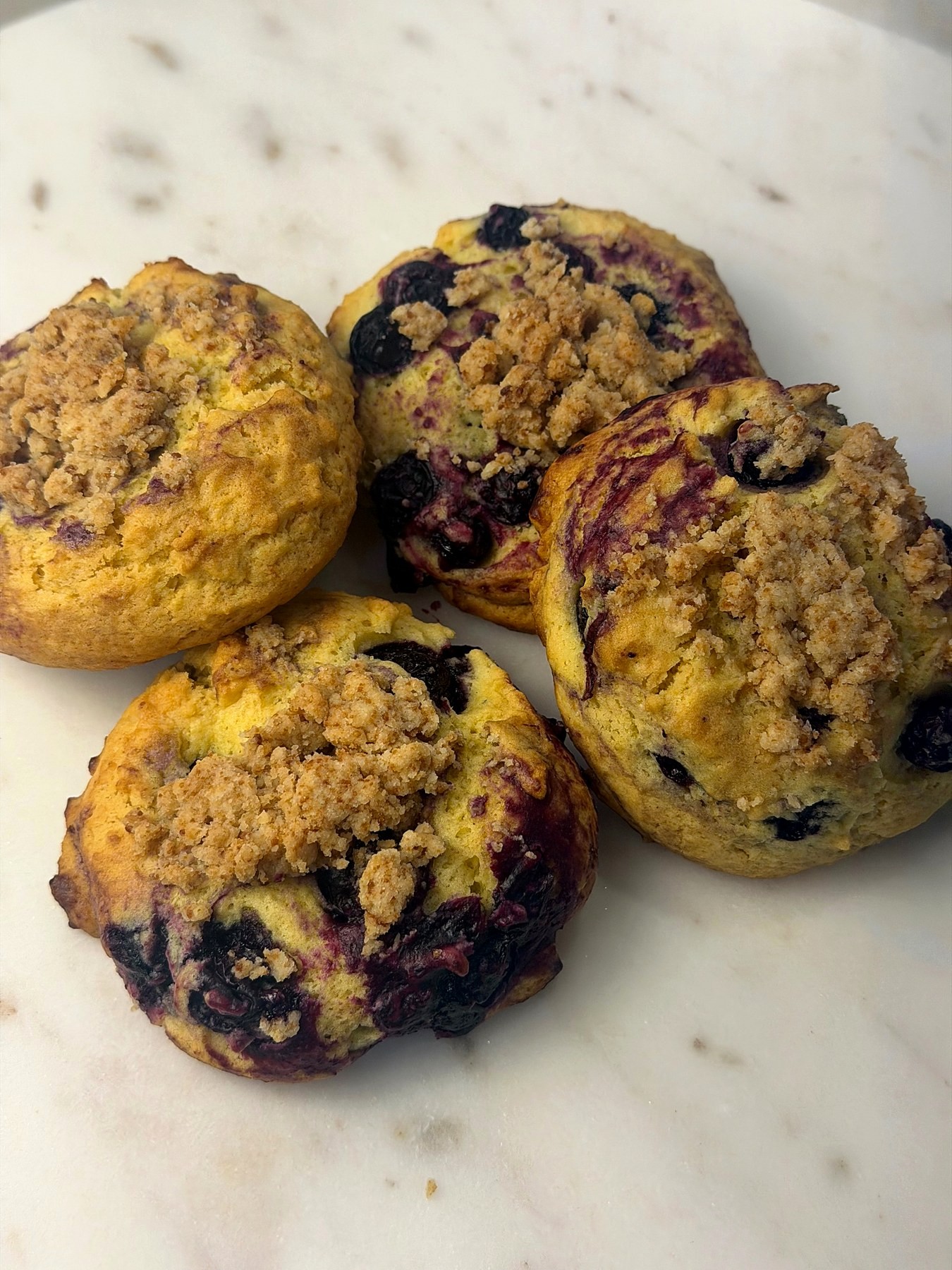 Blueberry Crumble Cookie Muffins — 3