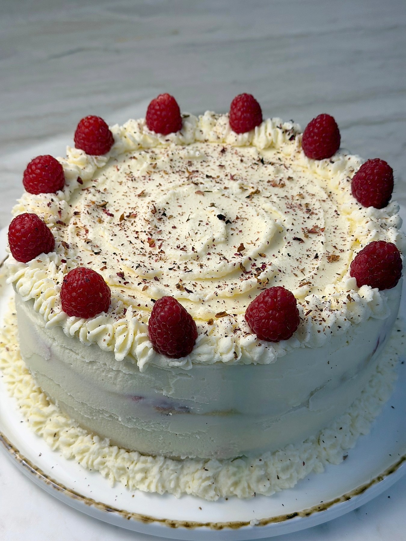 Lemon Raspberry Cake