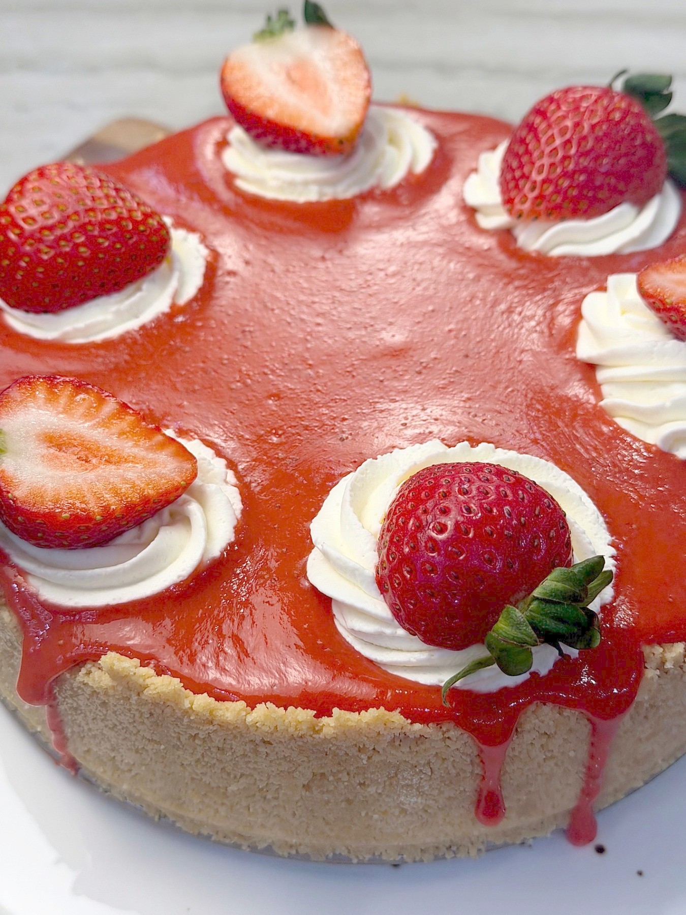 No-Bake Strawberry Cheesecake — 2