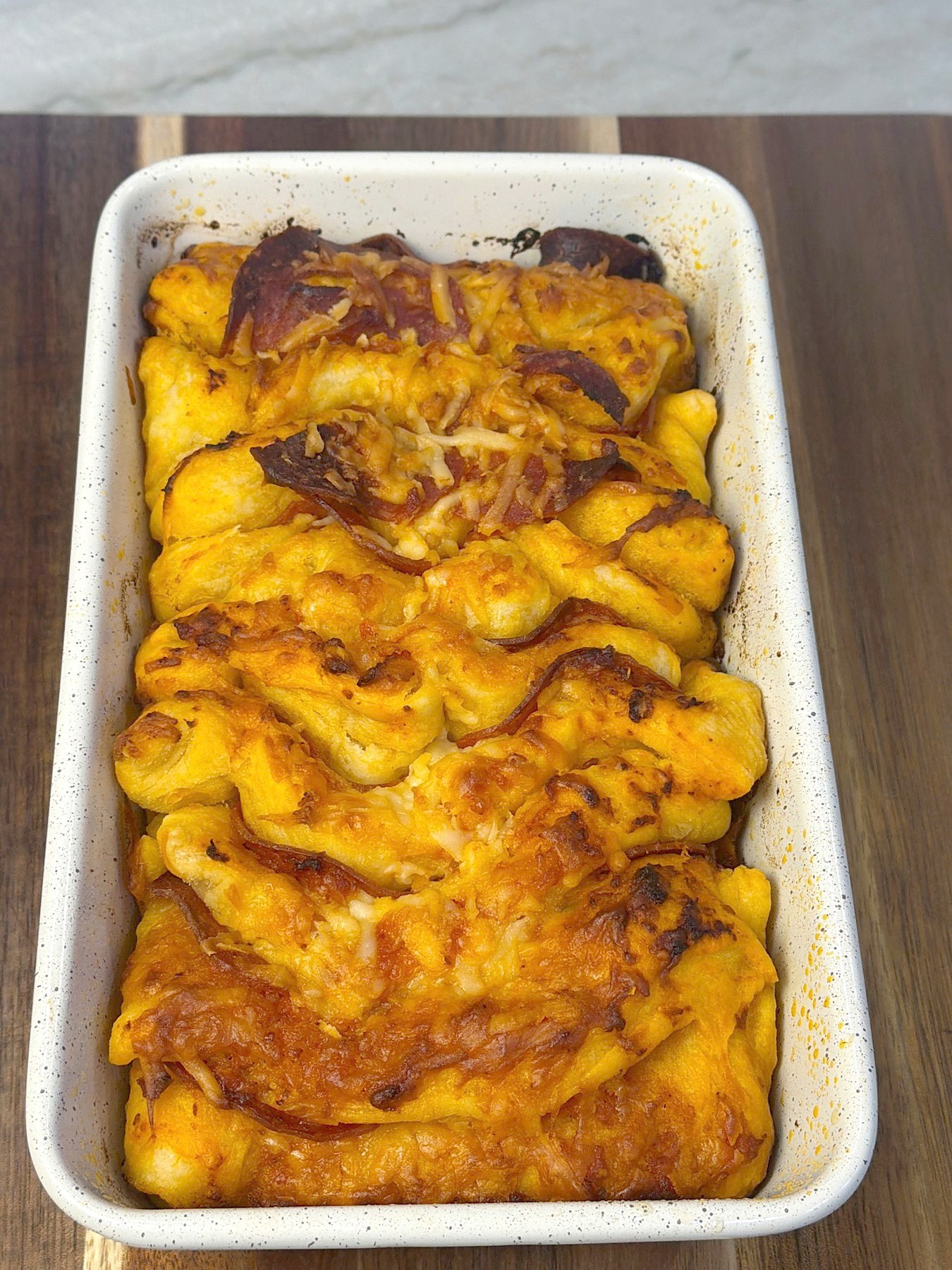 Pull-Apart Pepperoni Pizza Loaf — 2