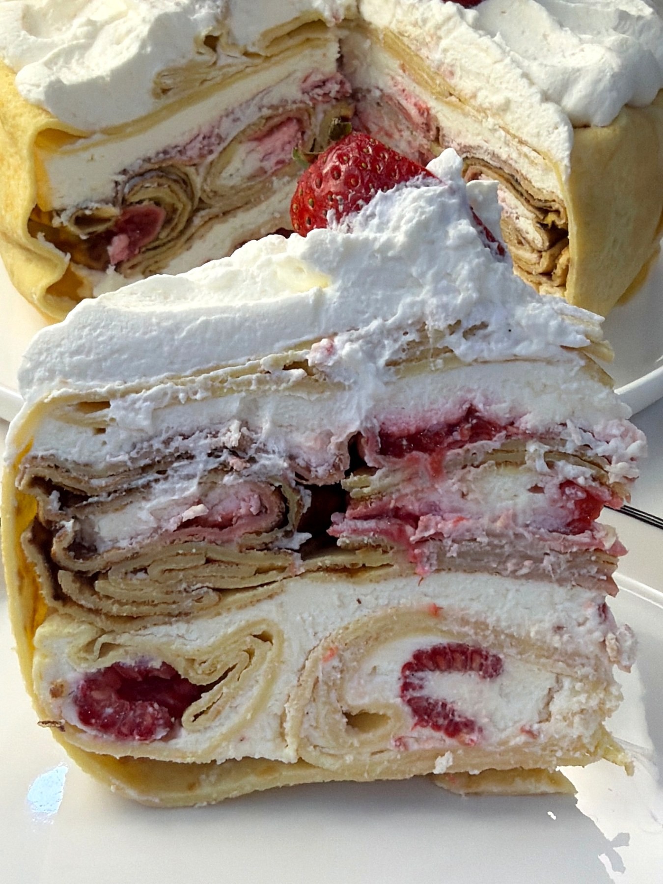 Raspberry Crepe Cake — 3