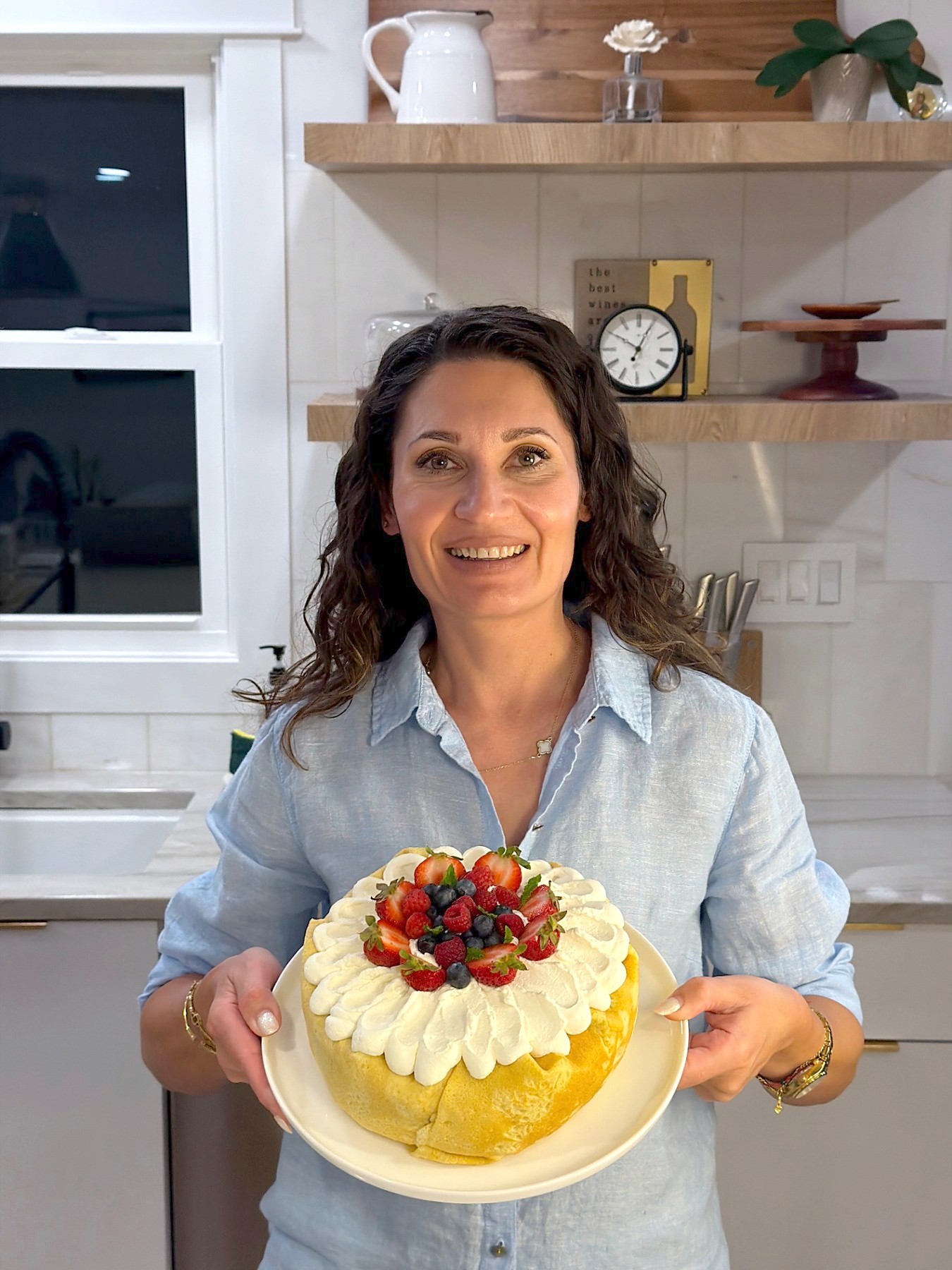 Raspberry Crepe Cake — 4