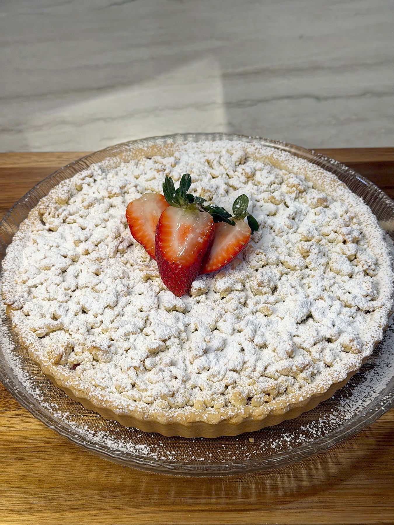 Strawberry Jam Crumble Tart — 2