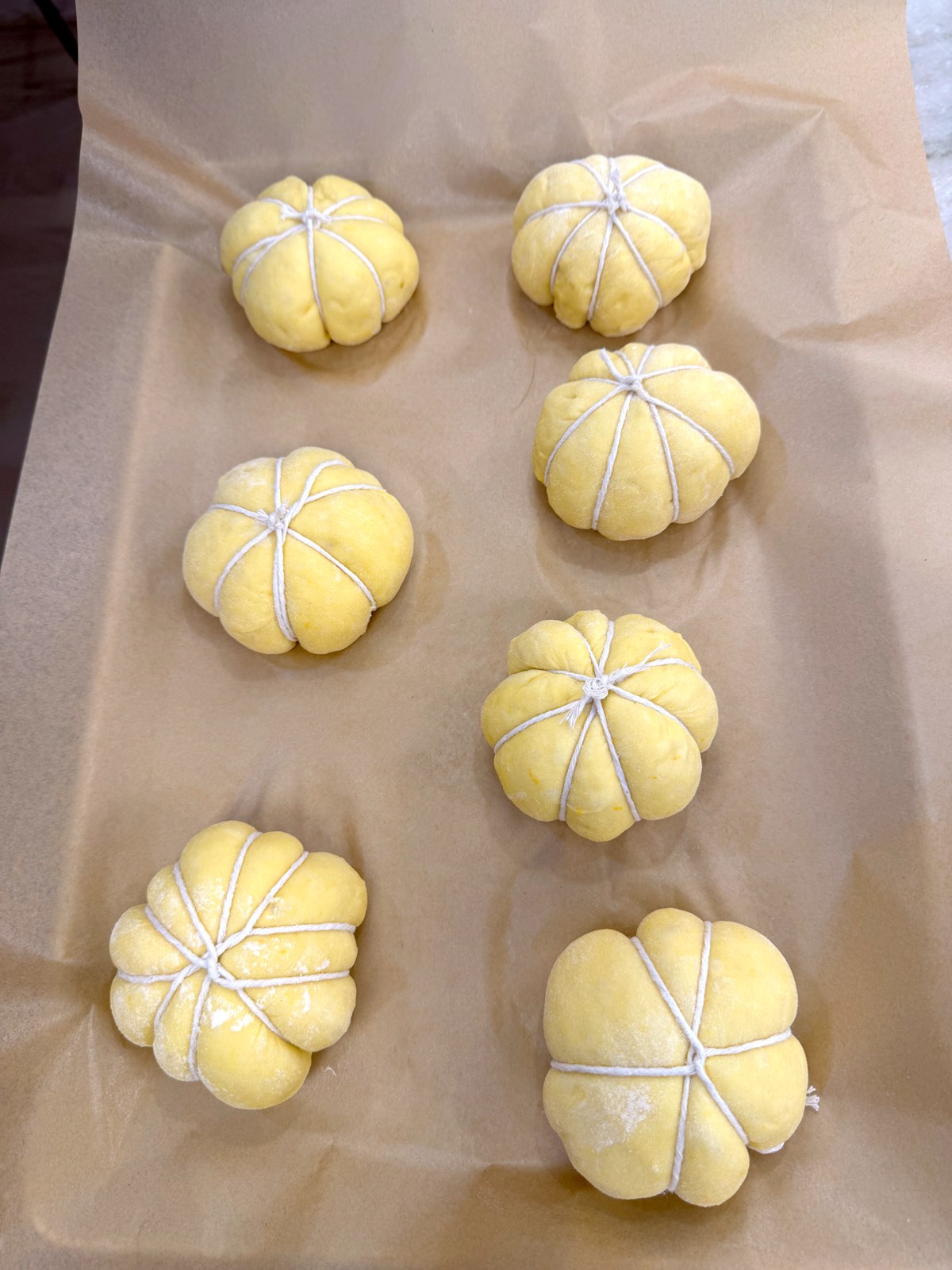 Pumpkin-Shaped Pumpkin Buns — 10